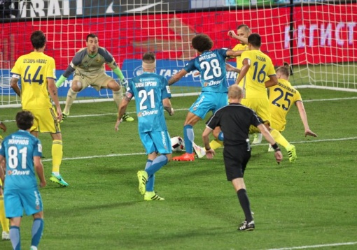 Уступили на «Петровском»