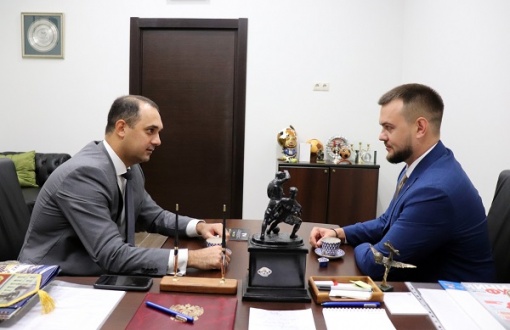 Эмиль Алиев провел встречу с президентом МФК «Ростов»