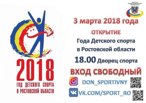 3 МАРТА ОТКРЫТИЕ ГОДА ДЕТСКОГО СПОРТА