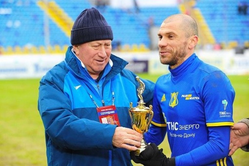 Тимофей Калачев - обладатель приза «Лучшего игрока матча», учрежденного областной «Федерацией футбола» по итогам матча двадцать второго тура Чемпионата России между «Ростовом» и «Зенитом»