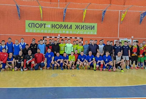 В спорткомплексе «Целина» состоялось торжественное открытие открытого чемпионата района по мини-футболу