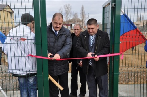 В Боковском районе появилась новая спортплощадка