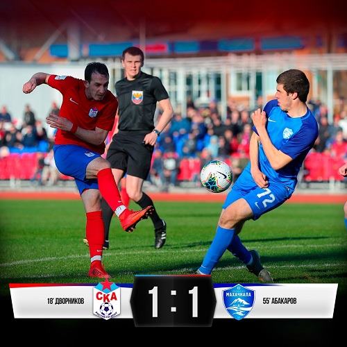 Армейцы сыграли вничью в первом официальном матче весны