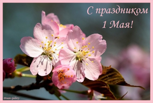 С ПРАЗДНИКОМ ВЕСНЫ И ТРУДА!